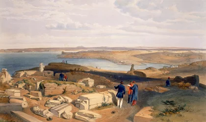 Sebastopol vanuit Oud Chersonese, plaat uit 